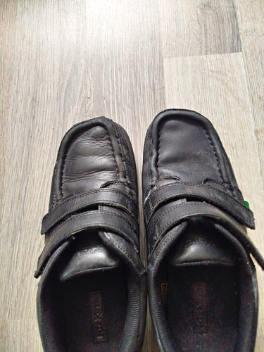 Kickers boys black leather - kickers,