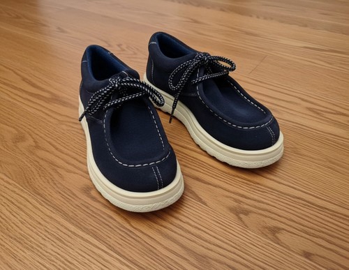 Kids blue suede slip on - kids',