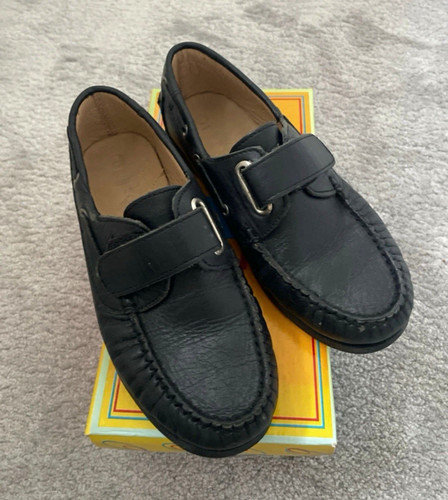 Boys black buckle loafer - boys,