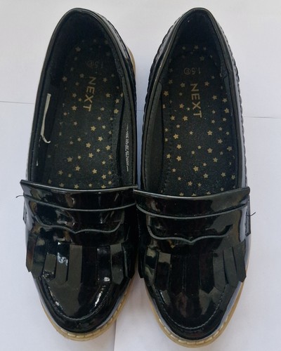 Next black patent fringe - black,