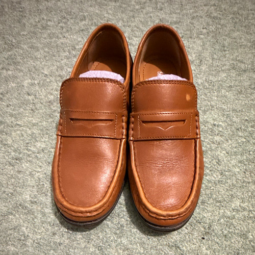 Kids brown penny loafers - penny,