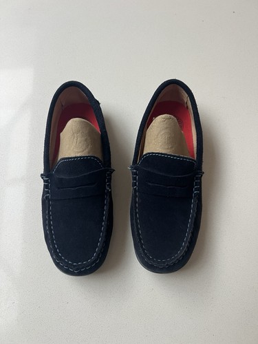 Boys next navy blue suede - next,