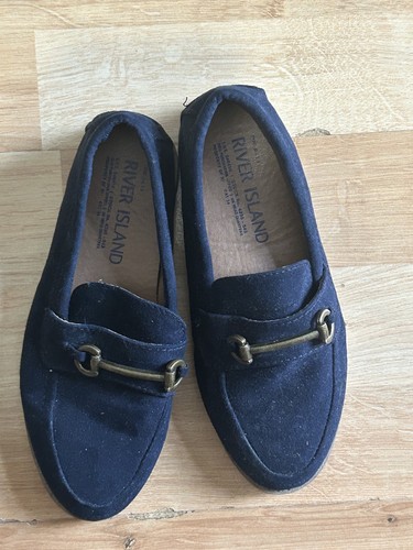 River island boys navy loafers - boys,