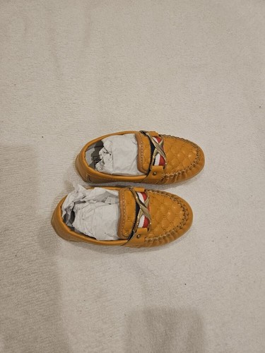 Tan camel chain loafers 27 - chain,