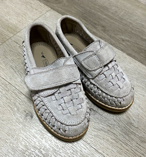 Next boys grey suede woven - suede,
