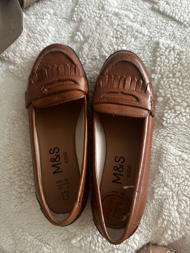 Girls leather loafers - girls,